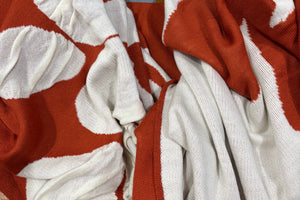 Stephanie Throw Burnt Orange/Magnolia