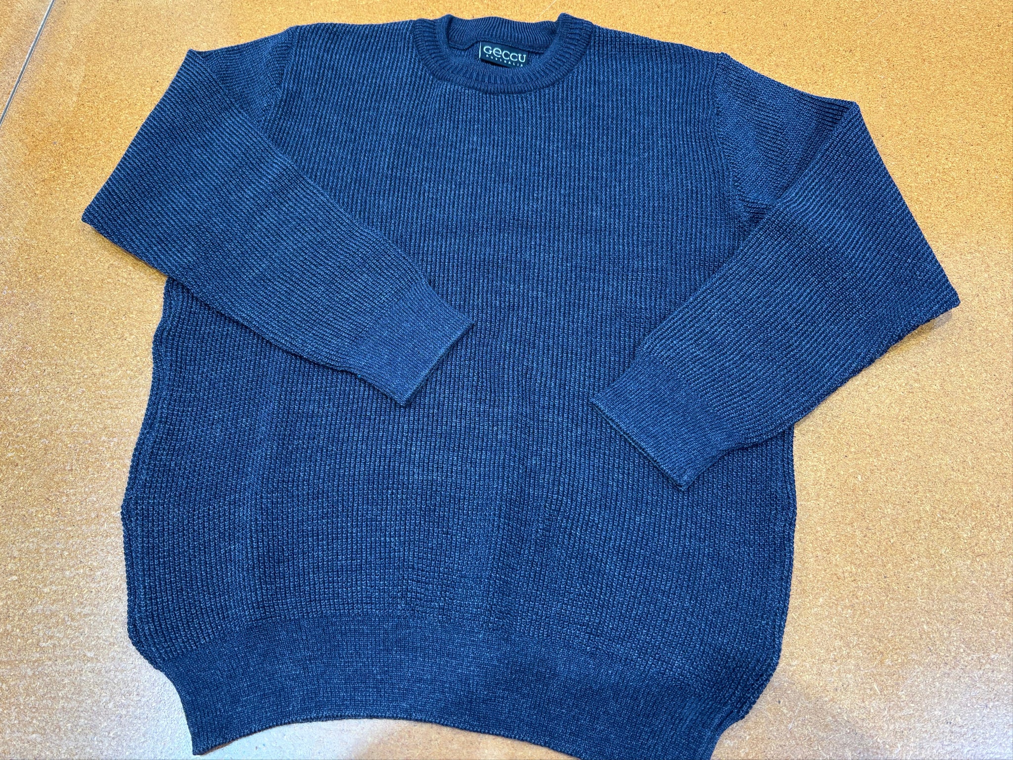 Geccu Navy Mix Crew Neck