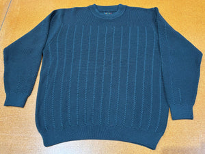 Geccu Cable Crew Neck Forest Green