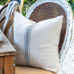 Linen Cushion Cover Navy