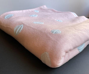 Ellie Throw Lt Pink/Sky Blue